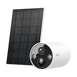 Camera IP Smart Wi-Fi, 4MP, Panou Solar, Baterie reincarcabila, Audio bidirectional - TP-Link Tapo TapoC425KIT