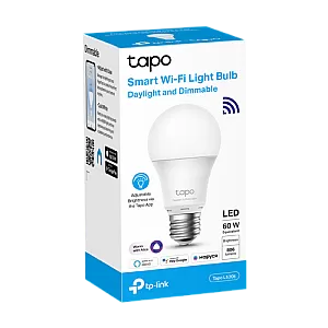Bec smart Wi-Fi, lumina naturala 4000K ajustabila, 806 lm, E27 - TP-Link Tapo TapoL520E