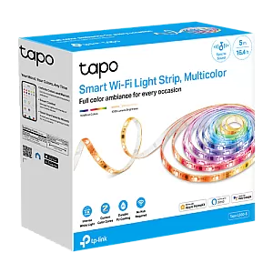 Banda LED RGBW inteligenta, 5 metri, Wi-Fi, control de la distanta - TP-LINK Tapo TapoL930-5