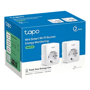 Pachet 2 prize smart, 16A, Wi-Fi, control vocal, monitorizare consum - TP-Link Tapo TapoP110(2-pack) Pachet 2 prize smart, 16A, Wi-Fi, control vocal, monitorizare consum - TP-Link Tapo TapoP110(2-pack)