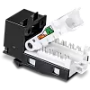 Mufa RJ-45 UTP Cat.6 tool-less, neagra - TRENDnet TC-K25C6BK – TRENDnet TC-K25C6BK