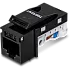 Mufa RJ-45 UTP Cat.6 tool-less, neagra - TRENDnet TC-K25C6BK