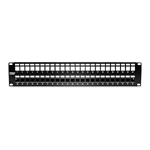 Patch Panel ecranat 48 porturi blank keystone 2U - TRENDnet TC-KP48S