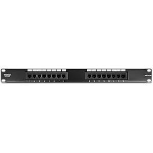 Patch Panel 16 porturi RJ45 UTP 19', Cat5/5e - TRENDnet TC-P16C5E