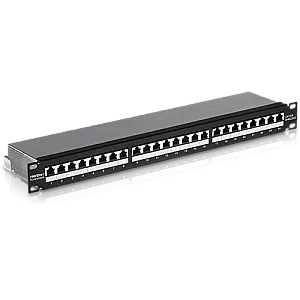 Patch Panel 24 porturi RJ45, Cat6a, Ecranat, 1U - TRENDnet TC-P24C6AS