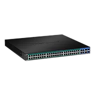Switch 52 porturi Gigabit Web Smart, 48 x PoE+, 4 x Gigabit/SFP - TRENDnet TPE-5240WS
