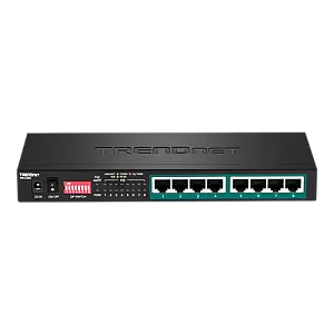 Switch 8 porturi Gigabit Long Range 200m PoE+ - TRENDnet TPE-LG80
