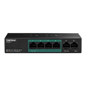 Switch 6 porturi Fast Ethernet PoE+ 60W - TRENDnet TPE-S50