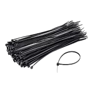 Coliere de plastic 100x2.5 mm, NEGRU, 100 buc TCP-100-2.5-B