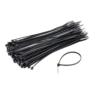 Coliere de plastic 100x2.5 mm, NEGRU, 100 buc TCP-100-2.5-B Coliere de plastic 100x2.5 mm, NEGRU, 100 buc TCP-100-2.5-B