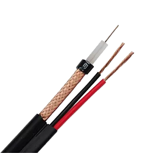 Cablu coaxial RG59 + alimentare 2x0.75, 305m, negru TSY-RG59+2X0.75-B Cablu coaxial RG59 + alimentare 2x0.75, 305m, negru TSY-RG59+2X0.75-B
