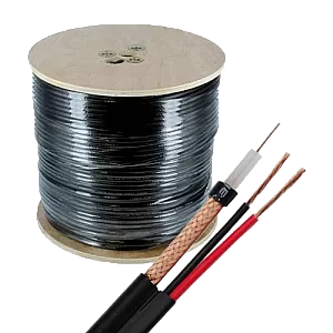 Cablu coaxial RG59 + alimentare 2x0.75, 305m, negru TSY-RG59+2X0.75-B Cablu coaxial RG59 + alimentare 2x0.75, 305m, negru TSY-RG59+2X0.75-B
