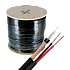 Cablu coaxial RG59 + alimentare 2x0.75, 305m, negru TSY-RG59+2X0.75-B