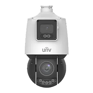 Camera Dual-lens IP, PTZ, 4MP, 25X, IR100m&WL30m, AutoTracking, Audio, Alarm, PoE, IP66 - UNV IPC94144SFW-X25-F40C
