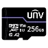 Card memorie 256GB, PURPLE CARD - UNV TF-256G-T