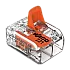 Conector derivatie 2 fire, max. 6 mm² (50 buc.) - WAGO 221-612