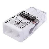 Conector compact de imbinare, 2 fire, max. 2.5 mm² (100 buc.) - WAGO 2273-202 Conector compact de imbinare, 2 fire, max. 2.5 mm² (100 buc.) - WAGO 2273-202