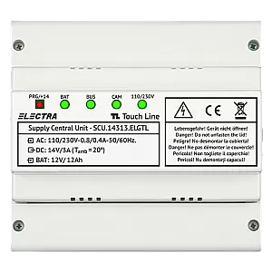 Unitate centrala de alimentare 1 iesire pentru HOME + URBAN + EXPERT, G3 - ELECTRA SCU.14313.ELGTL Unitate centrala de alimentare 1 iesire pentru HOME + URBAN + EXPERT, G3 - ELECTRA SCU.14313.ELGTL