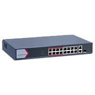 Switch 16 porturi PoE 100Mbps, 1 port Gigabit combo, 1 Gigabit RJ45, SMART Management - HIKVISION DS-3E1318P-EI-M Switch 16 porturi PoE 100Mbps, 1 port Gigabit combo, 1 Gigabit RJ45, SMART Management - HIKVISION DS-3E1318P-EI-M