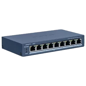 Switch 8 porturi PoE, 1 port uplink RJ45, Management - HIKVISION DS-3E1309P-EI-M