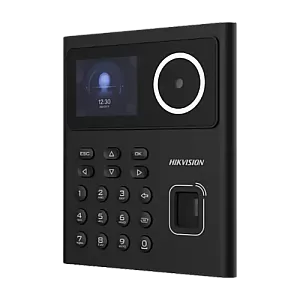 Terminal standalone control acces cu Recunoastere faciala, Amprenta, Card MIFARE si PIN, camera 2MP, ecran LCD color 2.4 inch - HIKVISION DS-K1T320MFWX