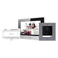 KIT videointerfon 2 fire pentru 1 familie, monitor 7 inch, Alarma - HIKVISION DS-KIS702Y KIT videointerfon 2 fire pentru 1 familie, monitor 7 inch, Alarma - HIKVISION DS-KIS702Y