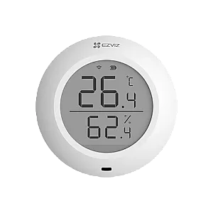 Senzor de temperatura si umiditate Smart Home EZVIZ, afisaj 1.8 inch, comunicare Wireless ZigBee CS-T51C