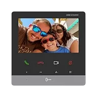 Monitor videointerfon TCP/IP, TFT LCD 4.3 inch 9 butoane, PoE - HIKVISION DS-KH6100-E1