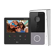 KIT videointerfon pentru 1 familie, Wi-Fi 2.4Ghz, monitor 4.3 inch - HIKVISION DS-KIS606-P KIT videointerfon pentru 1 familie, Wi-Fi 2.4Ghz, monitor 4.3 inch - HIKVISION DS-KIS606-P