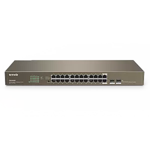 Switch 24 porturi Gigabit, 2 porturi SFP Gigabit - TENDA TND-TEG1024F