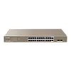 Switch 24 porturi PoE+ Gigabit, 2 porturi SFP Gigabit, Management, 370W, 1U - IP-COM G3326P-24-410W – IP-COM G3326P-24-410W