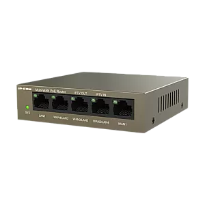 Router 4 porturi Gigabit PoE+, 55W, 1 port RJ45 Gigabit, management - IP-COM M20-PoE