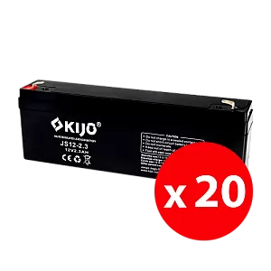Cutie 20 acumulatori JS12-2.3 - KIJO JS12-2.3-BAX