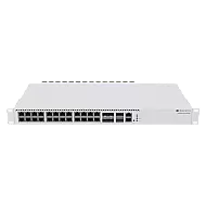 Management Switch 20 RJ45 2.5 Gigabit, 2 x QSFP+, 4 x Combo (2.5 Gigabit sau SFP+) - Mikrotik CRS326-4C+20G+2Q+RM