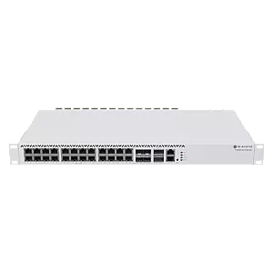 Management Switch 20 RJ45 2.5 Gigabit, 2 x QSFP+, 4 x Combo (2.5 Gigabit sau SFP+) - Mikrotik CRS326-4C+20G+2Q+RM