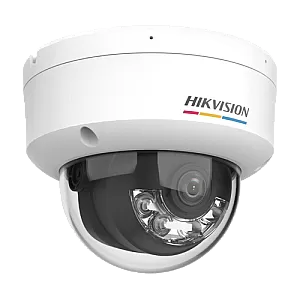 ColorVu, Dual Light - Camera IP, 6MP, lentila 2.8mm, IR 30m, WL 30m, Mic, PoE, IK08 - HIKVISION DS-2CD1167G2H-LIU-2.8mm