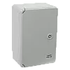Cutie distributie IP65 din ABS gri, usa mata, placa metalica, 200x300x130 mm PP3001 – Plastim PP3001