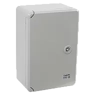 Cutie distributie IP65 din ABS gri, usa mata, placa metalica, 200x300x130 mm PP3001