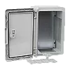 Cutie distributie IP65 din ABS gri, usa mata, placa metalica, 200x300x130 mm PP3001 – Plastim PP3001