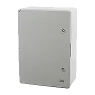 Cutie distributie IP65 din ABS gri, usa mata, placa metalica, 350x500x190 mm PP3006