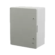 Cutie distributie IP65 din ABS gri, usa mata, placa metalica, 400x500x240 mm PP3007