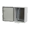 Cutie distributie IP65 din ABS gri, usa mata, placa metalica, 400x500x240 mm PP3007 – Plastim PP3007