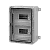 Plastim PP3112 – Cutie modulara IP65 din ABS gri, usa transparenta, 2 x 9 module, 250x350x150 mm PP3112 Cutie modulara IP65 din ABS gri, usa transparenta, 2 x 9 module, 250x350x150 mm PP3112 – Plastim PP3112