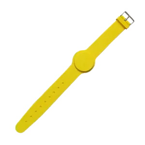 Bratara de proximitate MIFARE (13.56MHz), silicon galben CSW-MF13-Y