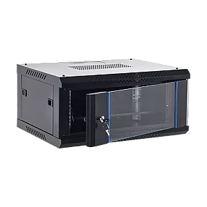 Rack perete 4U 19'' 600x450, negru, seria economica - ASYTECH Networking ASY-4U-6045WL