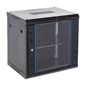 Rack perete 12U 19' 600x450, negru, seria economica - ASYTECH Networking ASY-12U-6045WL