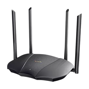 Router Wi-Fi 6, DualBand 2.4Ghz/5GHz, 574+2402Mbps, 4x6dBi, 3 porturi Gigabit - TENDA TND-TX12
