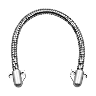 Set legatura flexibila din inox, capete din plastic argintiu, 400 x 9 mm CSL-400-2A