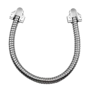 Set legatura flexibila din inox, capete din plastic argintiu, 400 x 9 mm CSL-400-2A