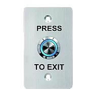 Buton de iesire, montaj ingropat, inox, LED, NO-NC-COM, 86 x 50 mm CSB-508L